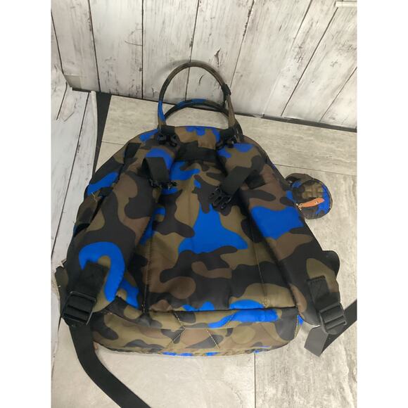 Babbleroo Diaper Bag Backpack Camo Blue Baby Essentials Travel Bag - Picture 2 of 4